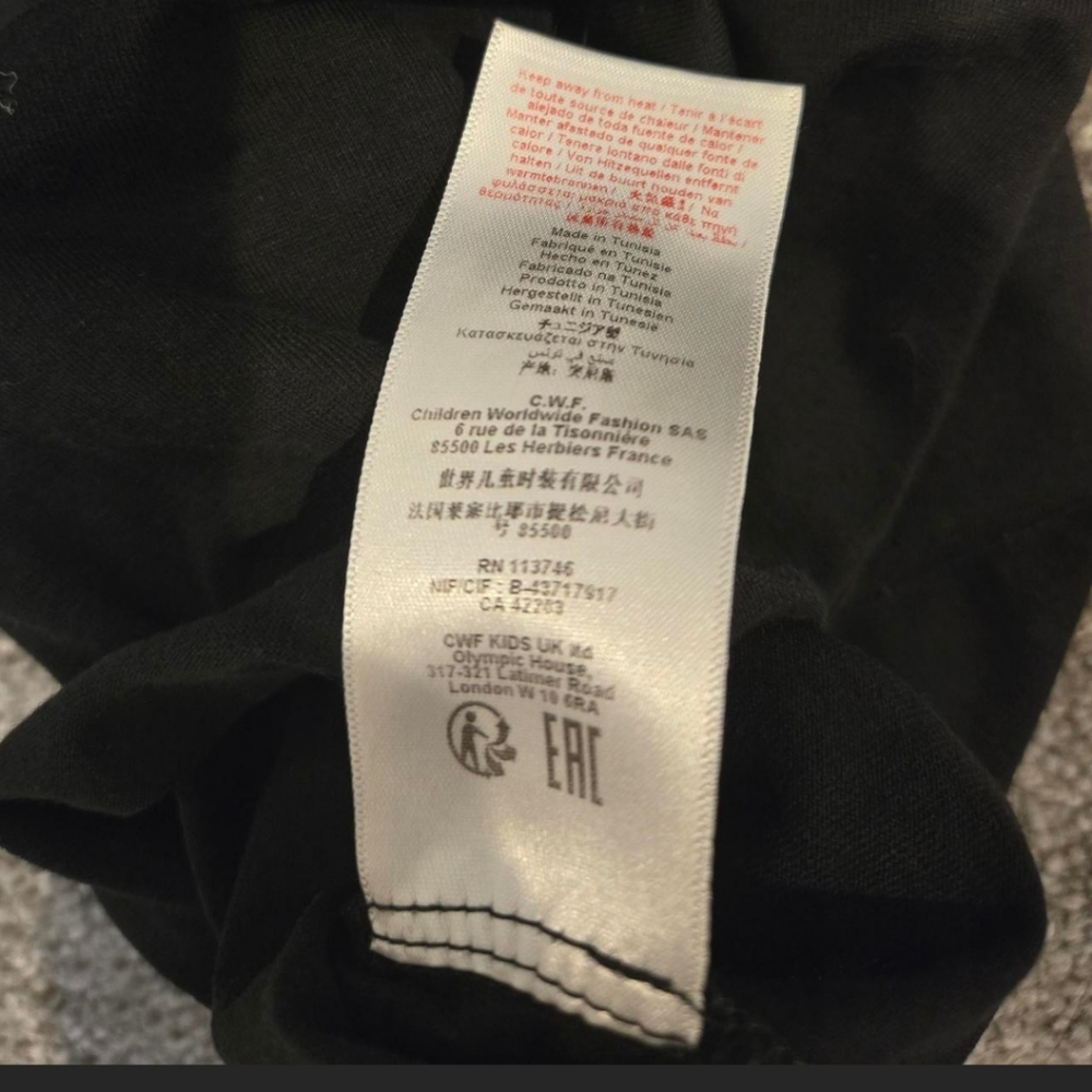 A black Givenchy tshirt